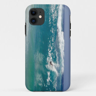 Coque Case-Mate Pour iPhone Corps surfant la plage sablonneuse