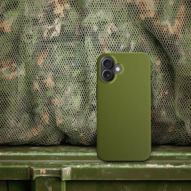 Coques Case-Mate iPhone Correspondance verte de l'armée militaire (Military Army Olive Green Matching Case-Mate iPhone Case)