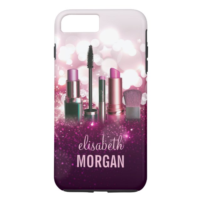 Coques Case-Mate iPhone Cosmetician de maquilleur - parties scintillantes (Dos)