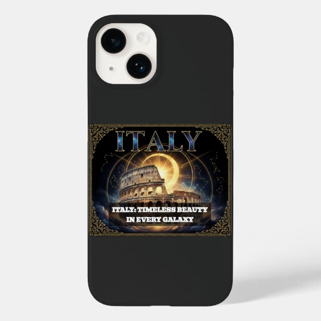 Coques Case-Mate iPhone Cosmic Italy Roman Colosseum Celestial Art (Verso)
