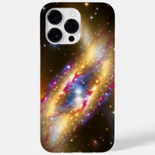 Coque Pour Pour iPhone 14 Pro Max Cosmic Purple Blue étoile explose nuit galactique