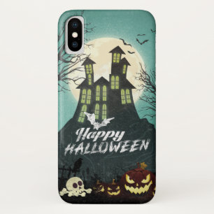 Coques Pour iPhone Costume Maison Hantée éffrayante nuit Ciel Hallowe