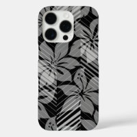 Côte-Nord Hawaii Hibiscus rayures gris