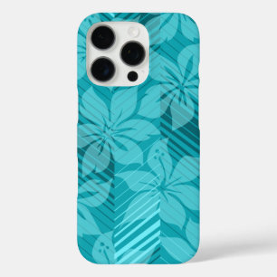 Coques iPhone 16 Pro Côte-Nord Hawaii Hibiscus Stripes