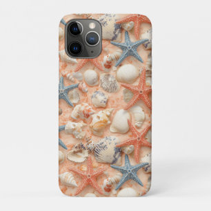 Case-Mate iPhone Case Côtière rustique - Coquillages, Poissons étoilés,
