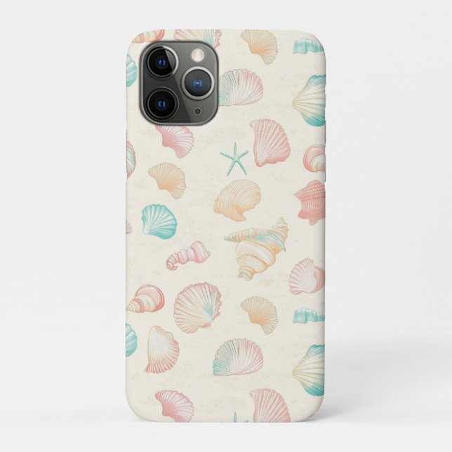 Coques Case-Mate iPhone Côtière rustique - Coquillages, Starfish, Reef (22 (Dos)