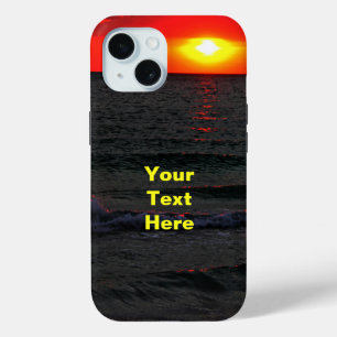 Coque Pour iPhone 15 Couché de soleil de Floride