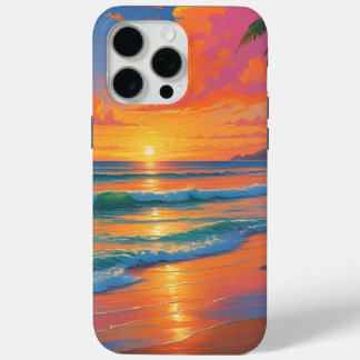 Coque iPhone 15 Pro Max coucher de soleil