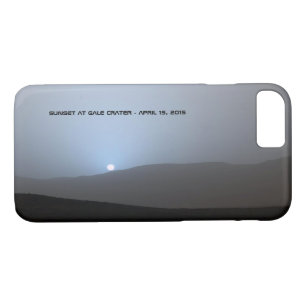 Coque iPhone 7 Coucher de soleil bleu martien