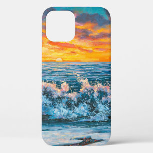 Case-Mate iPhone Case Coucher de soleil lumineux pendant une tempête. Pe