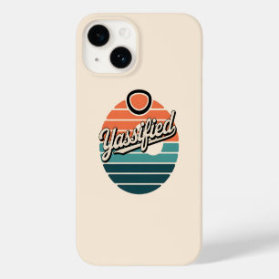 Coque Pour iPhone 14 Coucher de soleil rétro yassifié