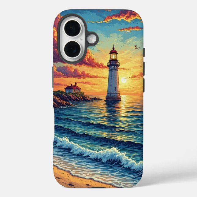 Coques Case-Mate iPhone Coucher de soleil spectaculaire (Verso)