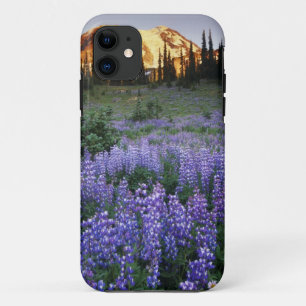 Coque Case-Mate Pour iPhone Coucher de soleil sur le mont Adams et une prairie