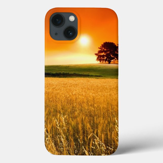 Coques Case-Mate iPhone Coucher du soleil rouge sang (Verso)