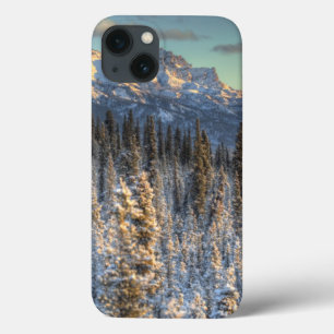 Etui iPhone 13 Coucher du soleil sur des camarades de bâti