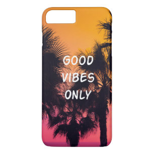 Coque Case-Mate Pour iPhone Coucher du soleil tropical de paumes de plage de