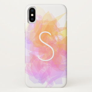 Coque Case-Mate Pour iPhone Couches transparentes modernes/Jaunes rose magenta