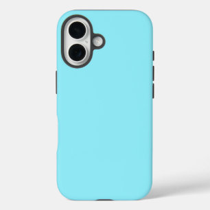 Coques iPhone 16 Couleur Aqua fraîche solide