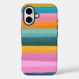 Coques iPhone 16 Couleur Aquarelle Couleur Aquarelle Couleur Couleu