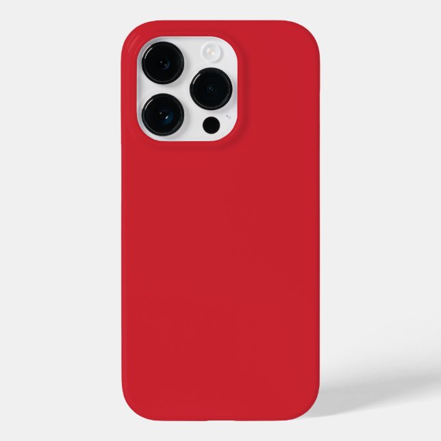 Coques Case-Mate iPhone Couleur de tendance - Rouge vif (Verso)