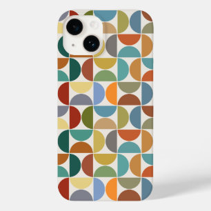 Coque Pour iPhone 14 Couleur du Motif des cycles MCM sur la crème