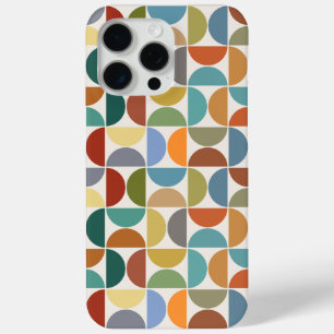 Coque iPhone 15 Pro Max Couleur du Motif des cycles MCM sur la crème