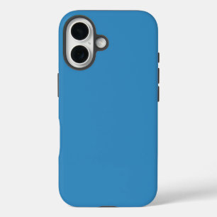 Coques iPhone 16 Couleur glacée bleue glacée solide