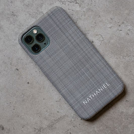 Case-Mate iPhone Case Couleur gris foncé moyen clair personnalisé