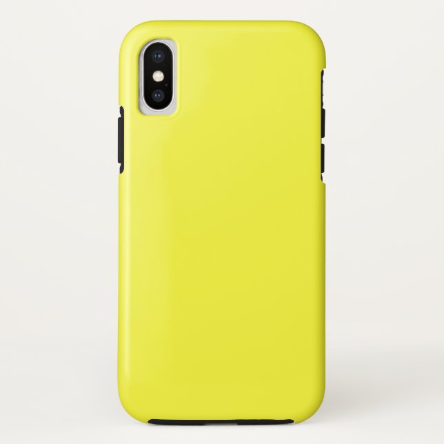 Coques Case-Mate iPhone couleur jaune maximum (Dos)