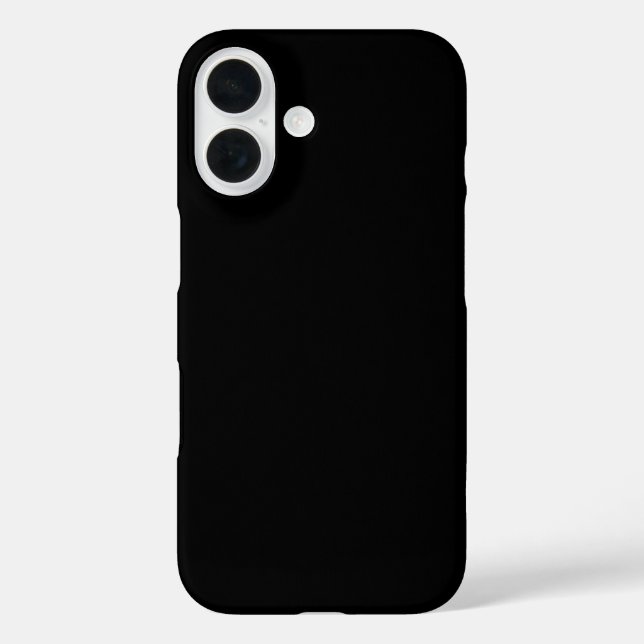 Coques Case-Mate iPhone Couleur noire solide (Verso)
