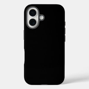 Coques iPhone 16 Couleur noire uni