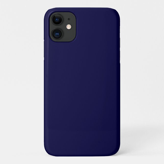 Coques Case-Mate iPhone Couleur solide : bleu marine (Dos)