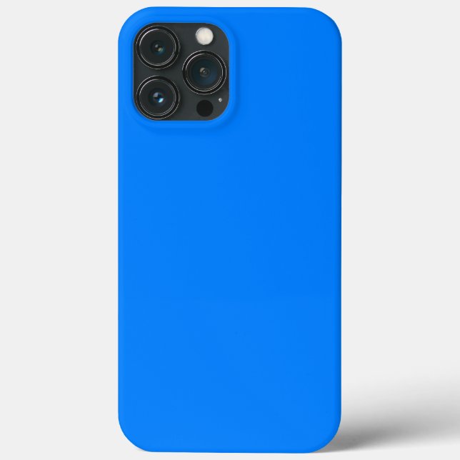 Coques Case-Mate iPhone Couleur solide bleu vif (Verso)