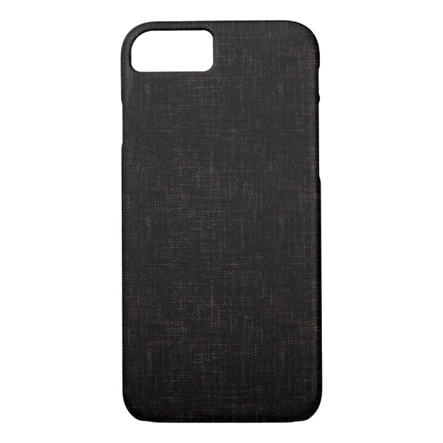 Coques Case-Mate iPhone Couleur solide texturée noire (Dos)