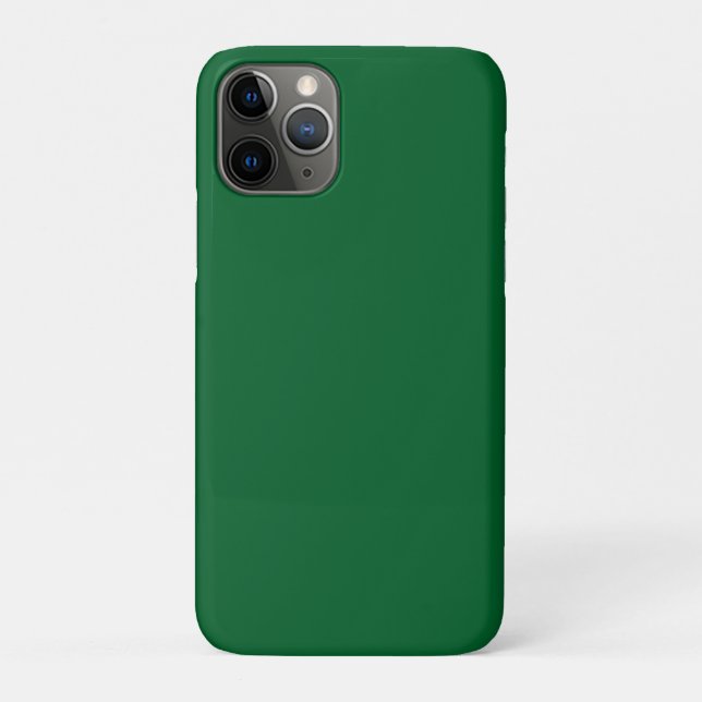 Coques Case-Mate iPhone Couleur solide : vert forêt (Dos)