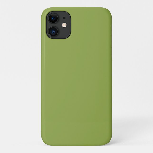 Coques Case-Mate iPhone Couleur solide verte à citron vert moyen (Dos)