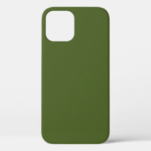 Case-Mate iPhone Case Couleur solide verte de mousse foncée