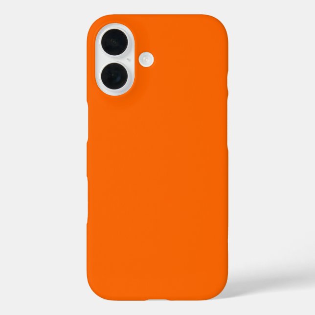 Coques Case-Mate iPhone Couleur vive orange (Verso)