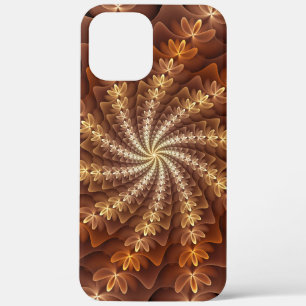 Case-Mate iPhone Case Couleurs chaudes, motif d'art fractal moderne trip