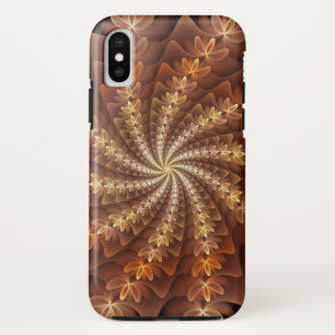 Case-Mate iPhone Case Couleurs chaudes, Trippy Moderne Motif d'art fract