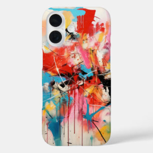 Coques iPhone 16 Couleurs d'art Abstraites