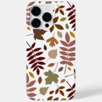 Couleurs d'automne en blanc pour les Feuilles tomb