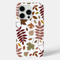 Couleurs d'automne en blanc pour les Feuilles tomb