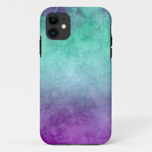Case-Mate iPhone Case Couleurs Grunge - Turquoise & violet