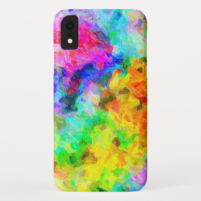 Coques Case-Mate iPhone Couleurs lumineuses de pinceau (Dos)