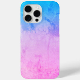 Coque iPhone 15 Pro Max Couleurs magnifiques Texturé rose et bleu frappant