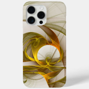Coque iPhone 15 Pro Max Couleurs métalliques précieuses abstraites moderne