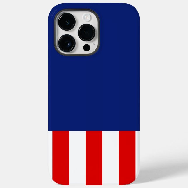 Coques Case-Mate iPhone Couleurs patriotiques festives (Verso)