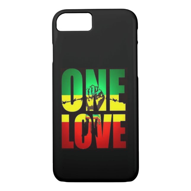 COQUES Case-Mate iPhone COULEURS RASTA UN AMOUR (Dos)