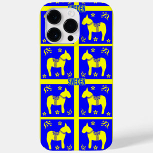 Coque Pour Pour iPhone 14 Pro Max couleurs traditionnelles suédoises symboles de la 